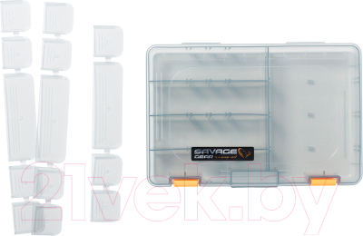 Коробка рыболовная Savage Gear Lurebox 5D Smoke / 76777 - фото