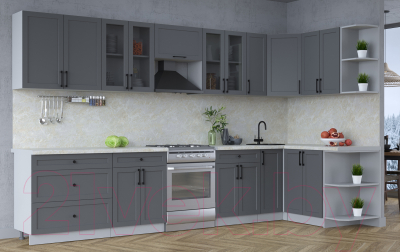 Готовая кухня Интерлиния Тренд 1.5x3.5 правая