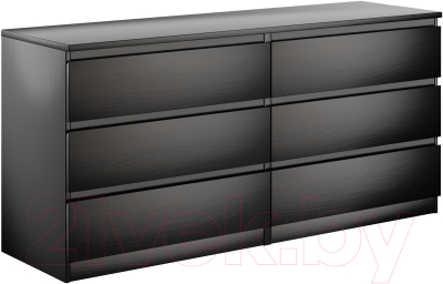 Комод Mio Tesoro Мальта 6 ящиков 160x76 2.05.02.060.5 (дуб венге) - фото