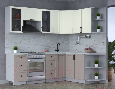 Готовая кухня Интерлиния Тренд 1.7x2.3 правая