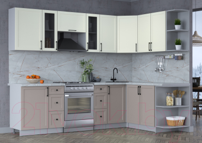 Готовая кухня Интерлиния Тренд 1.7x2.7 правая