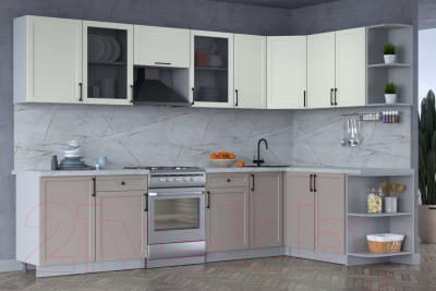 Готовая кухня Интерлиния Тренд 1.7x3.1 правая