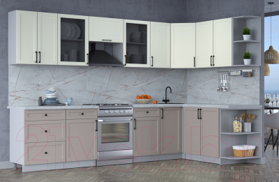 Готовая кухня Интерлиния Тренд 1.7x3.2 правая