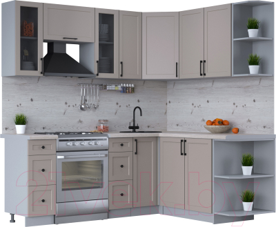 Готовая кухня Интерлиния Тренд 1.7x2.1 правая - фото