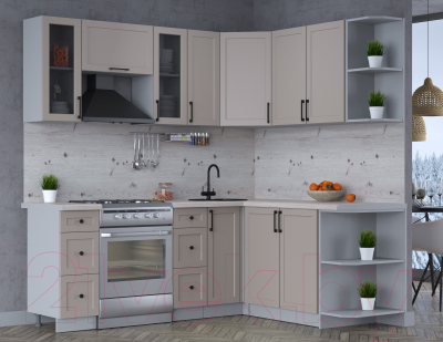 Готовая кухня Интерлиния Тренд 1.7x2.1 правая