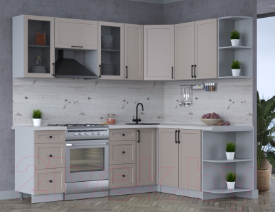 Готовая кухня Интерлиния Тренд 1.7x2.3 правая