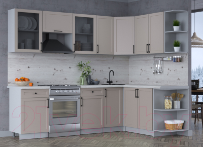 Готовая кухня Интерлиния Тренд 1.7x2.6 правая