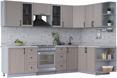 Готовая кухня Интерлиния Тренд 1.7x2.9 правая - фото