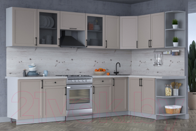 Готовая кухня Интерлиния Тренд 1.7x3.1 правая