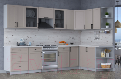 Готовая кухня Интерлиния Тренд 1.7x3.2 правая