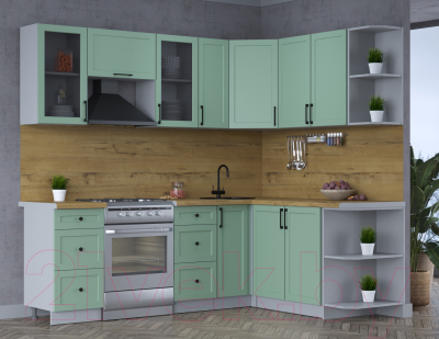 Готовая кухня Интерлиния Тренд 1.7x2.3 правая