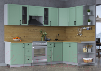 Готовая кухня Интерлиния Тренд 1.7x2.7 правая