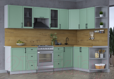 Готовая кухня Интерлиния Тренд 1.7x2.9 правая