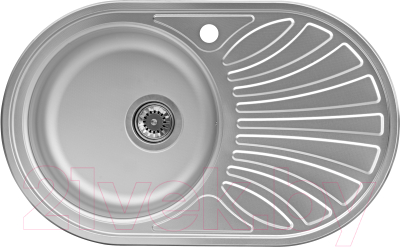 Мойка кухонная Zigmund & Shtain Kreis OV 780.8 (Linen) - фото