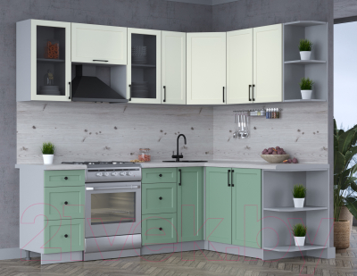 Готовая кухня Интерлиния Тренд 1.7x2.3 правая