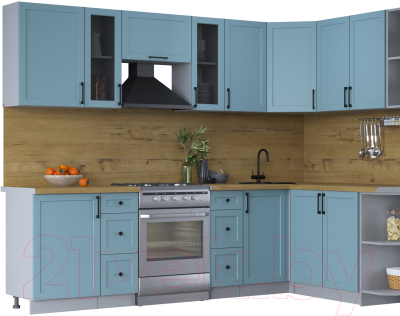 Готовая кухня Интерлиния Тренд 1.7x2.7 правая - фото