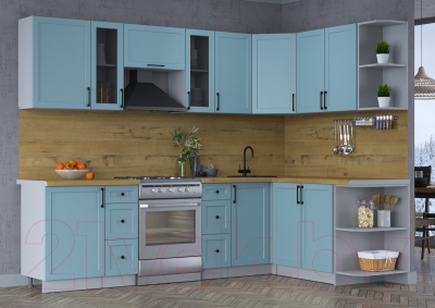 Готовая кухня Интерлиния Тренд 1.7x2.7 правая