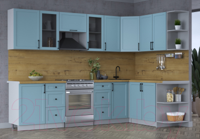 Готовая кухня Интерлиния Тренд 1.7x2.9 правая