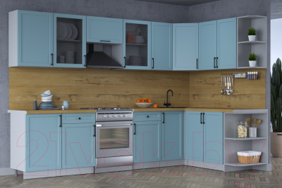 Готовая кухня Интерлиния Тренд 1.7x3.1 правая