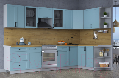 Готовая кухня Интерлиния Тренд 1.7x3.2 правая