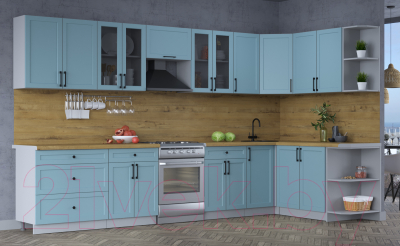 Готовая кухня Интерлиния Тренд 1.7x3.6 правая