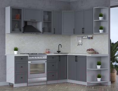 Готовая кухня Интерлиния Тренд 1.7x2.3 правая