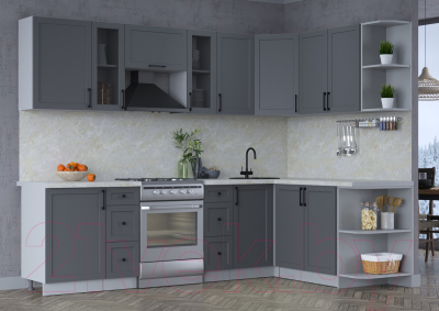 Готовая кухня Интерлиния Тренд 1.7x2.7 правая