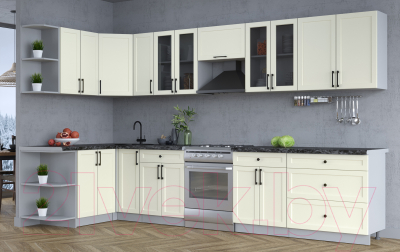 Готовая кухня Интерлиния Тренд 1.5x3.5 левая