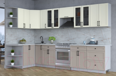 Готовая кухня Интерлиния Тренд 1.5x3.3 левая