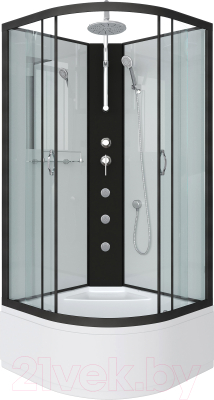 Душевая кабина Niagara NG-6708-14BKTG 90x90x210 - фото