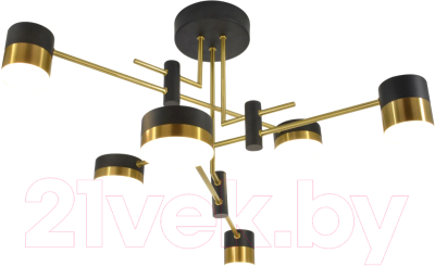 Потолочный светильник Mirastyle Диод XL-21014-3+3 AB+BK - фото