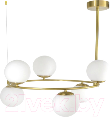 Потолочный светильник Mirastyle XL-20996/6 BRASS+WG - фото