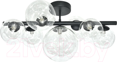 Потолочный светильник Mirastyle XL-20991/7 BK+TG - фото