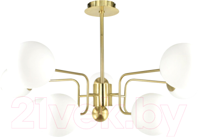 Потолочный светильник Mirastyle XL-21001/10 BRASS+WG - фото