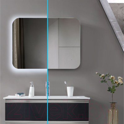 Зеркало Алмаз-Люкс Hanoi 6080d-4 (с подсветкой, датчик движения)