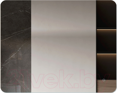 Зеркало Алмаз-Люкс Hanoi 10080s-4 (с подсветкой, с сенсорной кнопкой) - фото