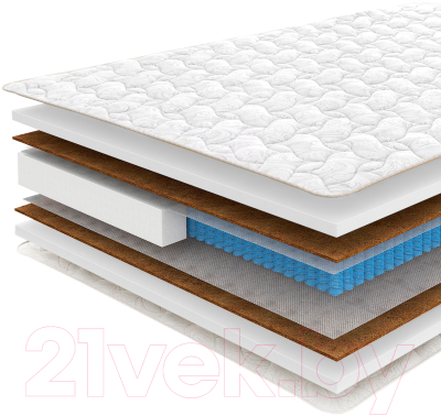 Матрас Sonline Royal Актив плюс S1000 80x200 (трикотаж) - фото