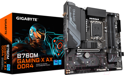 Материнская плата Gigabyte B760M Gaming X AX DDR4