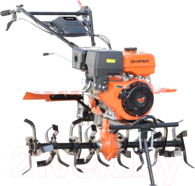 Мотокультиватор бензиновый Skiper SP-1400S + колеса 5.00-10 (комплект) - фото