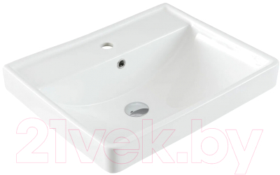 Тумба с умывальником Aquanet Вега 60 / 308319 (белый глянец)