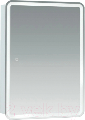 Шкаф с зеркалом для ванной Aquanet Оптима 60 / 311860 - фото