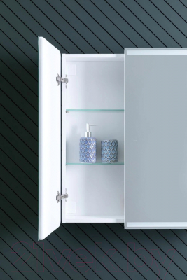 Шкаф с зеркалом для ванной Aquanet Оптима 80 / 311862