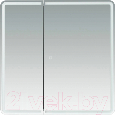 Шкаф с зеркалом для ванной Aquanet Оптима 80 / 311862