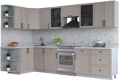 Готовая кухня Интерлиния Тренд 1.5x3.2 левая - фото