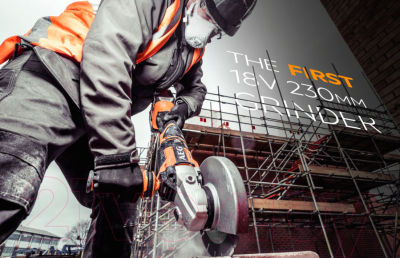 Профессиональная угловая шлифмашина AEG Powertools BEWS18-230BL-0