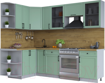 Готовая кухня Интерлиния Тренд 1.5x2.5 левая - фото