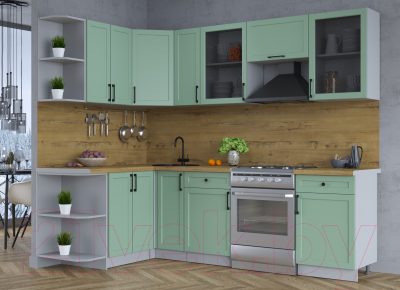 Готовая кухня Интерлиния Тренд 1.5x2.5 левая