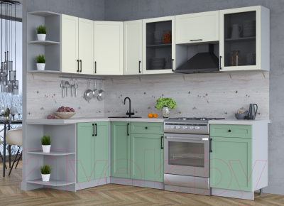 Готовая кухня Интерлиния Тренд 1.5x2.5 левая