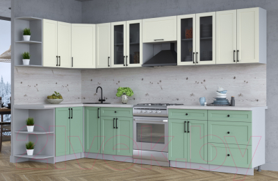 Готовая кухня Интерлиния Тренд 1.5x3.3 левая