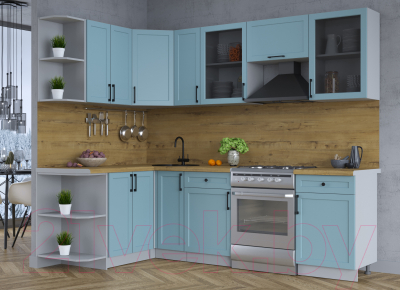 Готовая кухня Интерлиния Тренд 1.5x2.5 левая